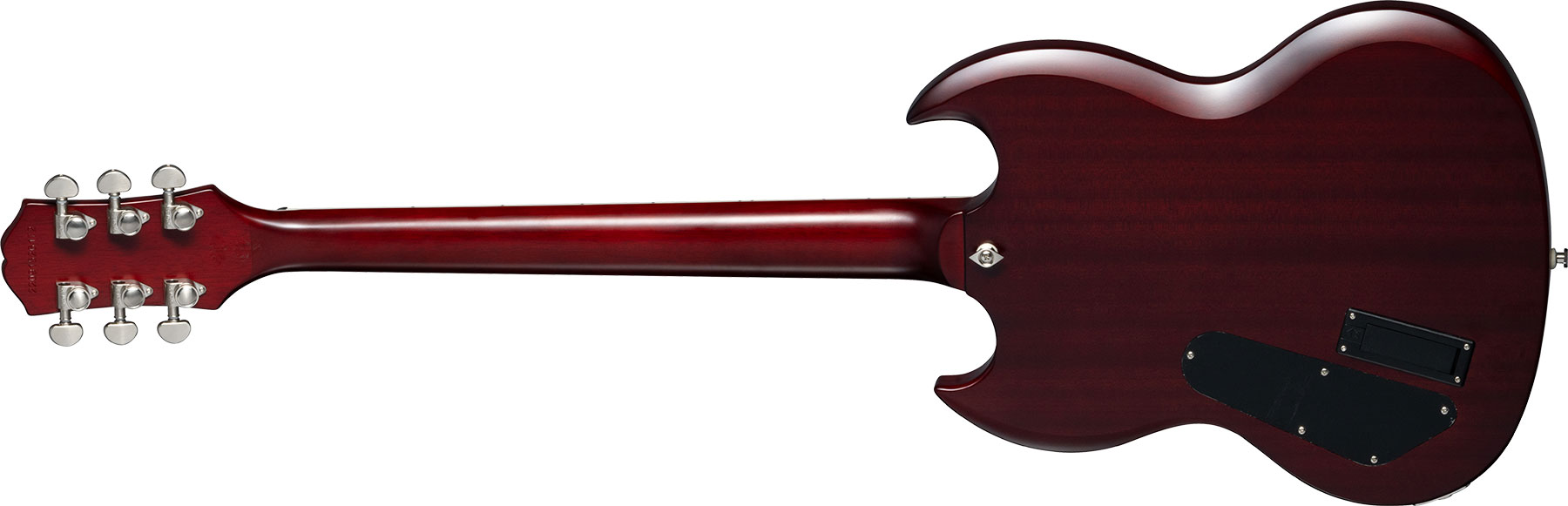 Epiphone Sg Prophecy Modern 2h Fishman Fluence Ht Eb - Aged Bengal Tiger Burst - Guitarra eléctrica de doble corte - Variation 1