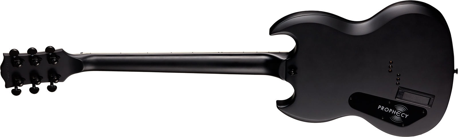 Epiphone Sg Prophecy Modern 2h Fishman Fluence Ht Eb - Obsidian Storm Satin - Guitarra eléctrica de doble corte - Variation 1