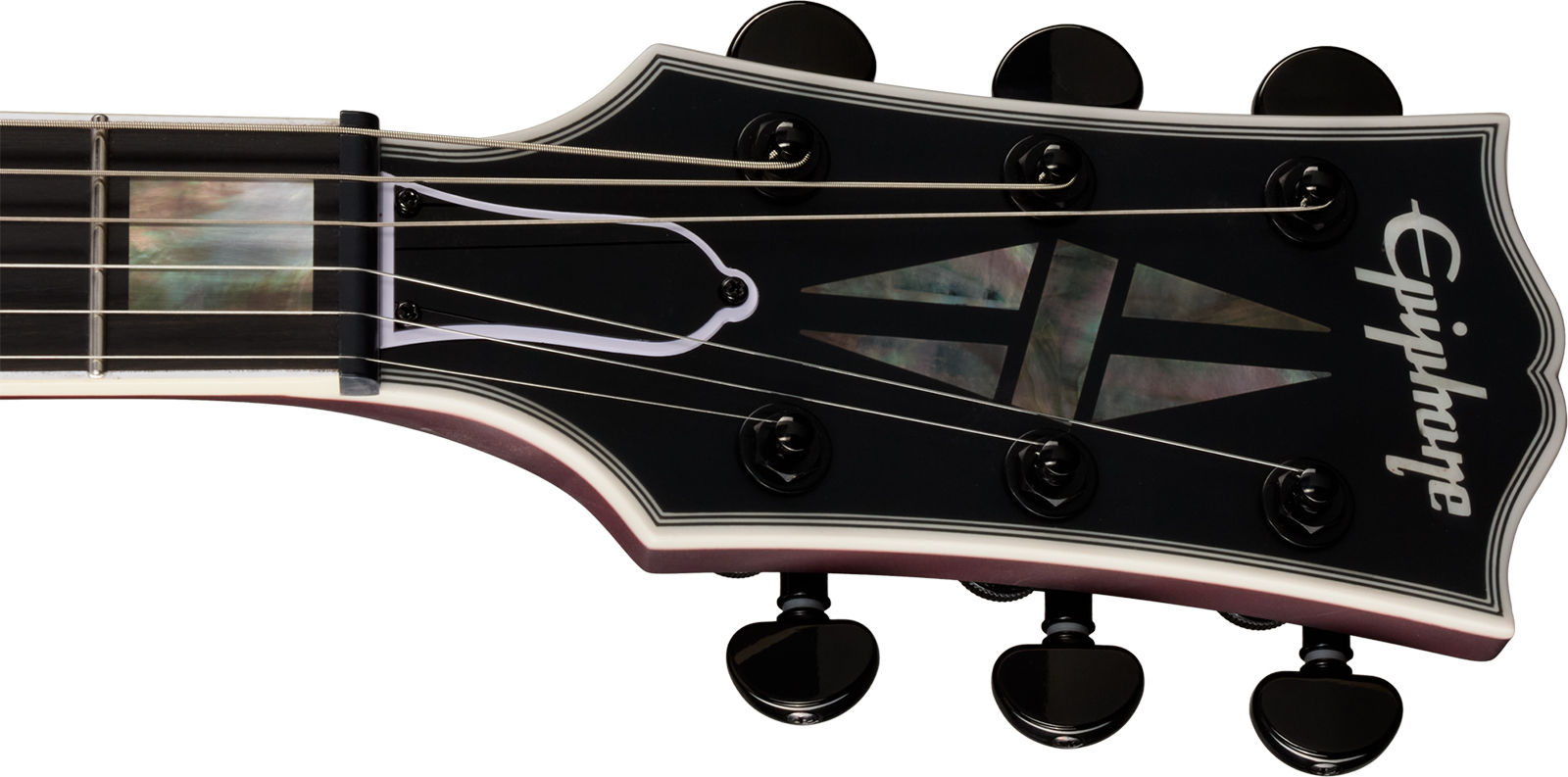 Epiphone Sg Prophecy Modern 2h Fishman Fluence Ht Eb - Crimson Fog Satin - Guitarra eléctrica de doble corte - Variation 4