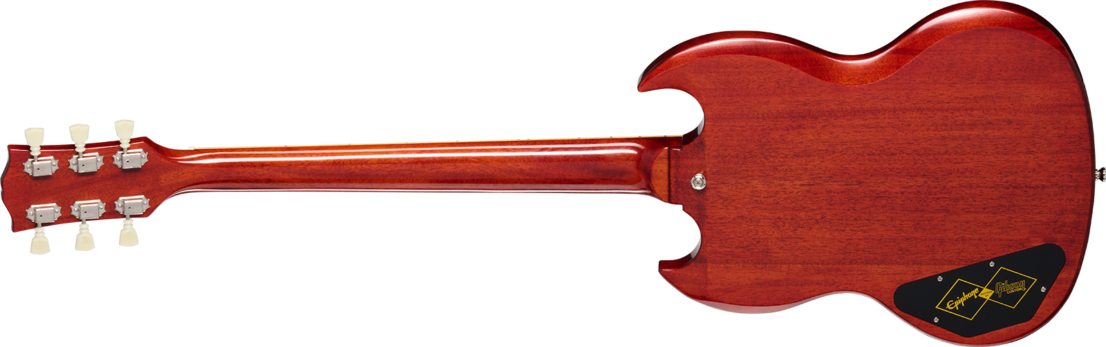 Epiphone Sg Standard 1964 Maestro Vibrola Reissue Ins.by.g.c 2h Gibson Trem Rw - Cherry Red - Guitarra eléctrica de doble corte - Variation 1