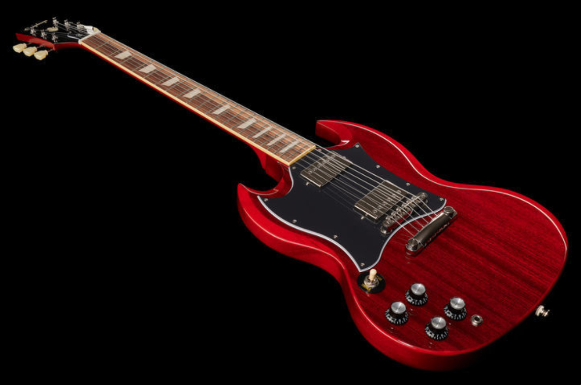 Epiphone Sg Standard Gaucher 2h Ht Lau - Cherry - Guitarra electrica para zurdos - Variation 1