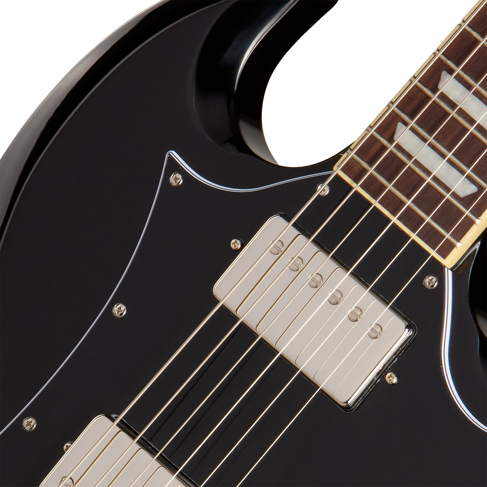 Epiphone Sg Standard Ibg 2h Ht Rw - Ebony - Guitarra eléctrica de doble corte - Variation 2