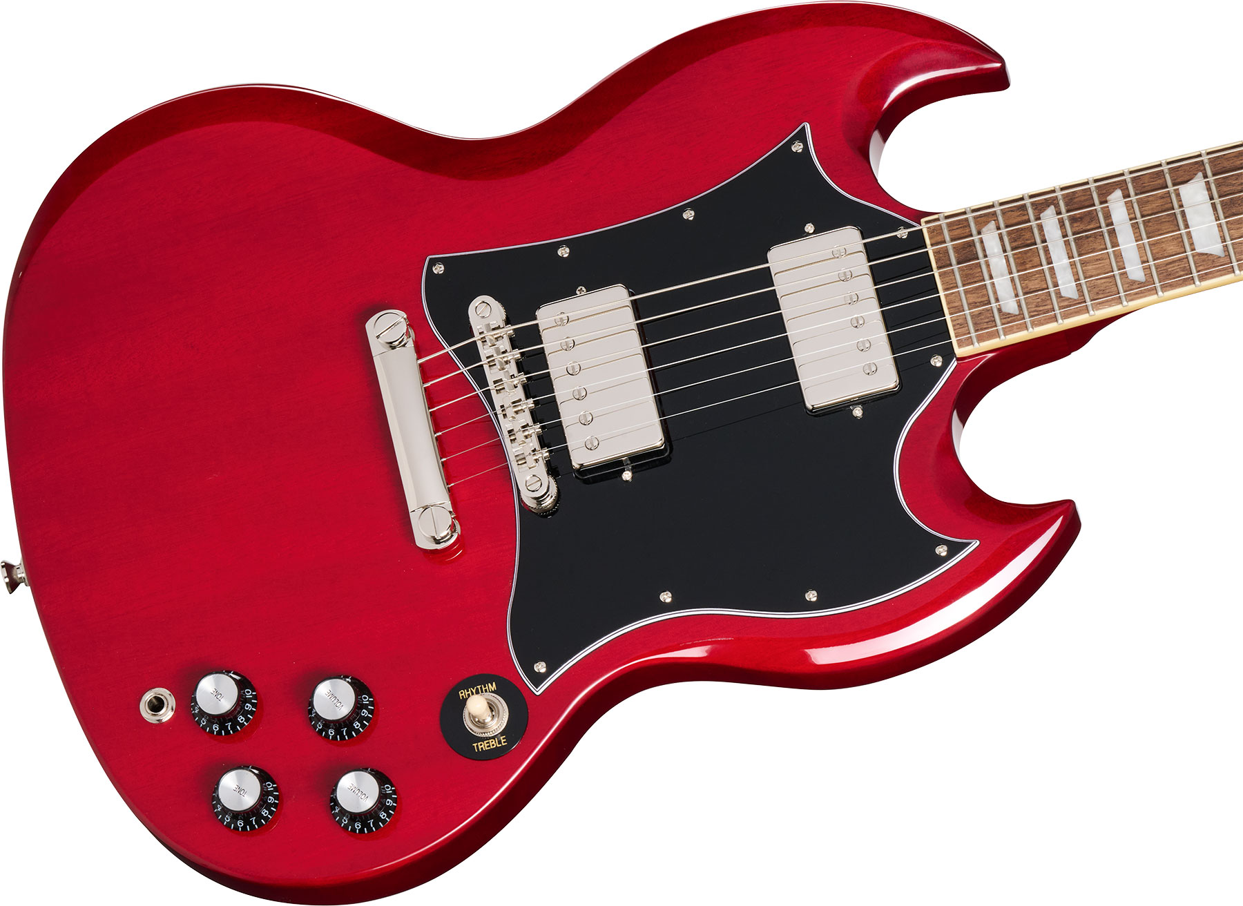 Epiphone Sg Standard Insp. By Gibson 2h Ht Lau - Cherry - Guitarra eléctrica de doble corte - Variation 3
