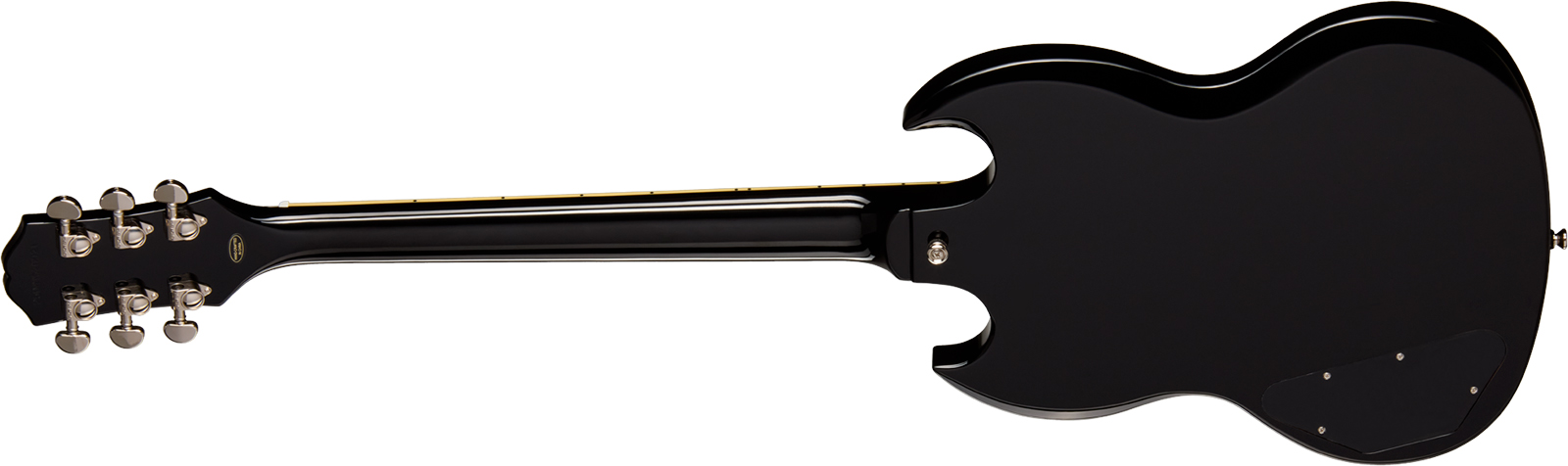Epiphone Sg Standard Lh Ibg Gaucher 2h Ht Rw - Ebony - Guitarra eléctrica de doble corte - Variation 1