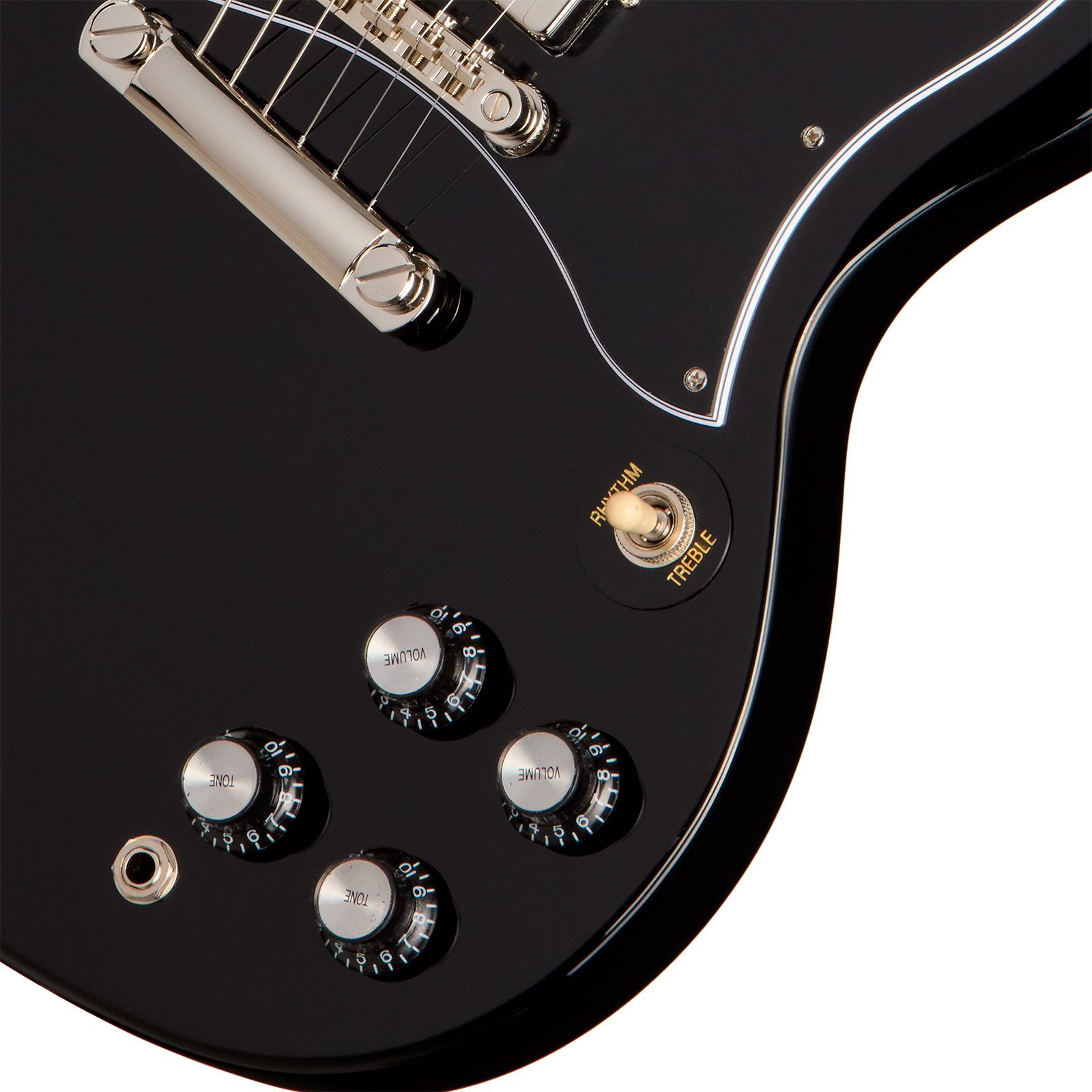 Epiphone Sg Standard Lh Ibg Gaucher 2h Ht Rw - Ebony - Guitarra eléctrica de doble corte - Variation 3
