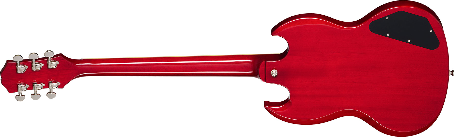 Epiphone Sg Standard Lh I.b.g Modern Gaucher 2h Ht Lau - Cherry - Guitarra eléctrica de doble corte - Variation 1