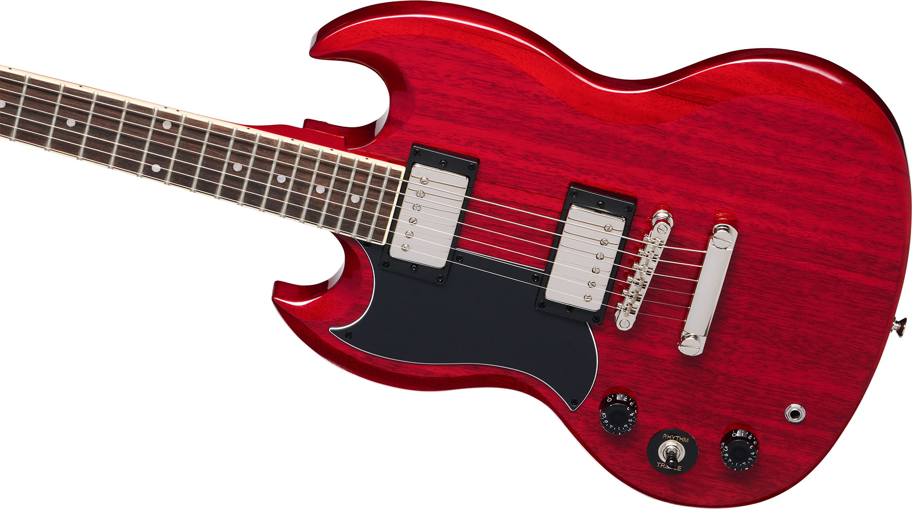 Epiphone Sg Tribute Lh Inspired By / Modern Gaucher 2h Ht Lau - Cherry - Guitarra eléctrica de doble corte - Variation 3