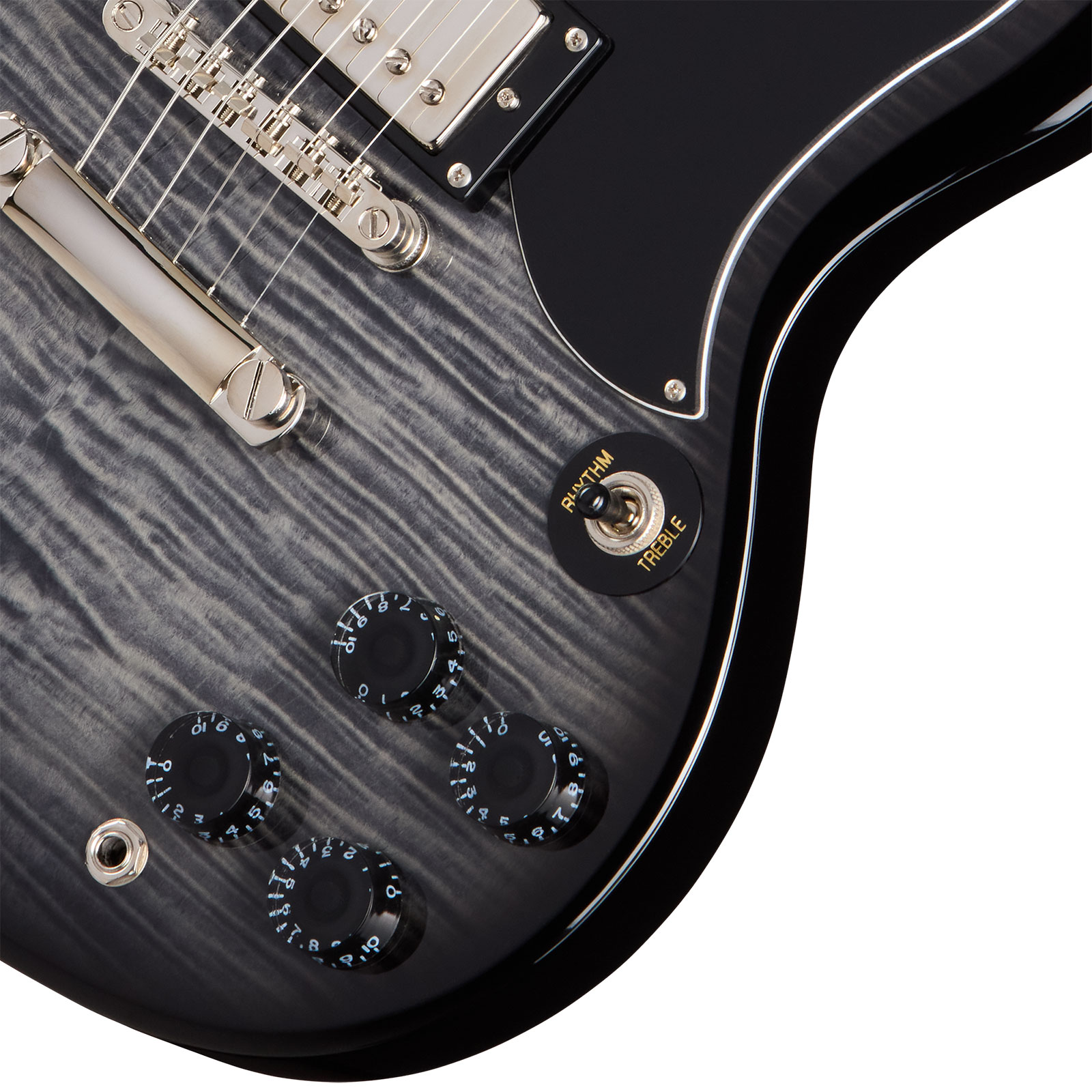 Epiphone Sg Tribute Plus Ibg 2h Ht Lau - Ebony Burst - Guitarra eléctrica de doble corte - Variation 3