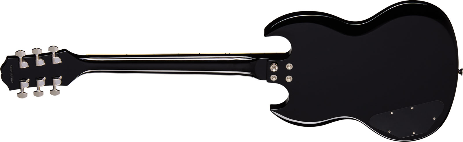 Epiphone Sg Tribute Plus Lh Gaucher Ibg 2h Ht Lau - Ebony Burst - Guitarra eléctrica de doble corte - Variation 1