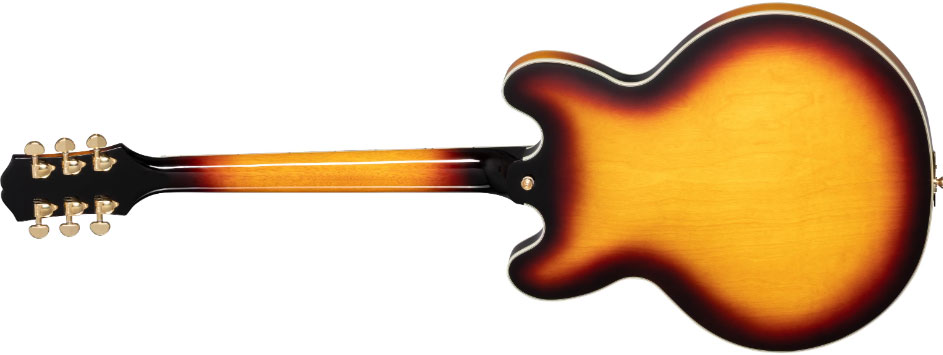 Epiphone Sheraton Archtop 2mh Ht Lau - Vintage Sunburst - Guitarra eléctrica semi caja - Variation 1