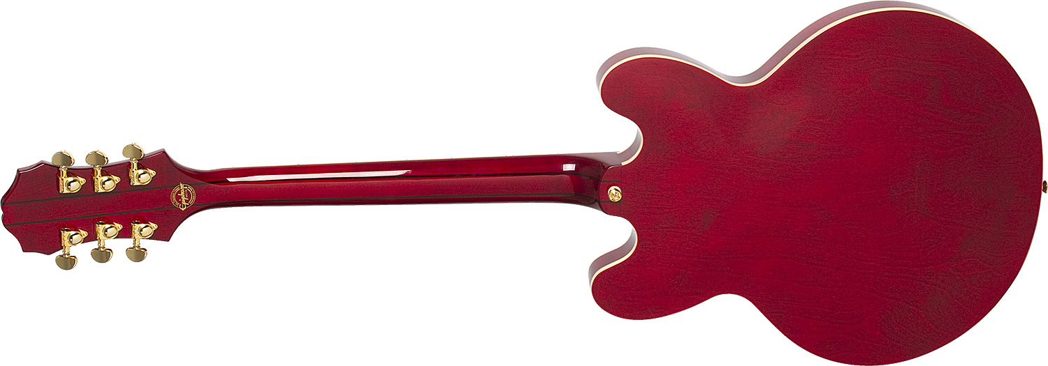 Epiphone Sheraton Ii Pro 2018 Hh Ht Pf - Wine Red - Guitarra eléctrica semi caja - Variation 2