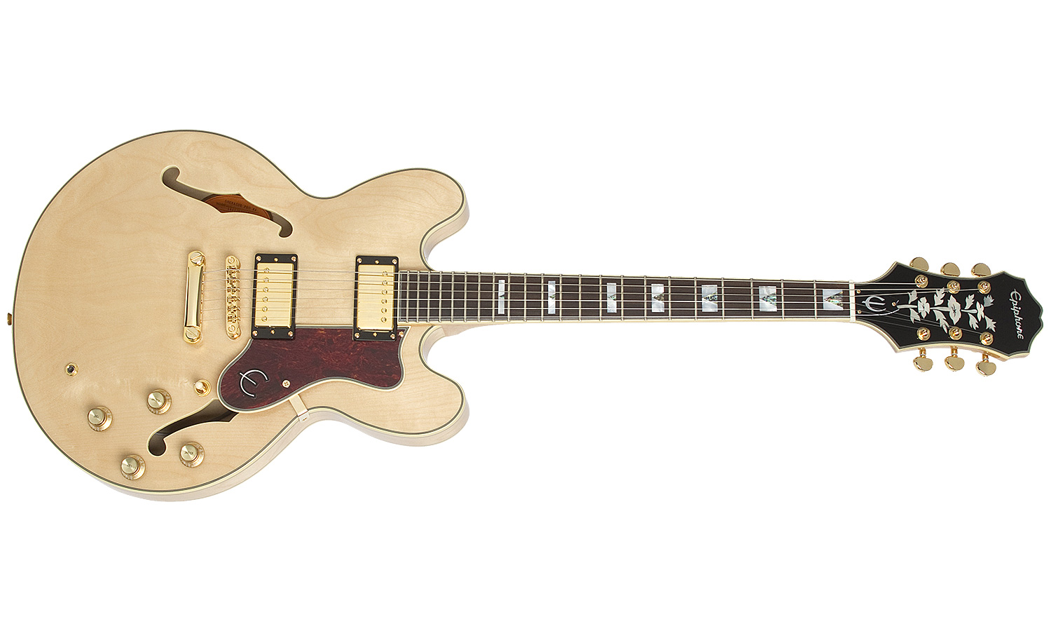 Epiphone Sheraton Ii Pro Gh Hh Ht Rw - Natural - Guitarra eléctrica semi caja - Variation 1