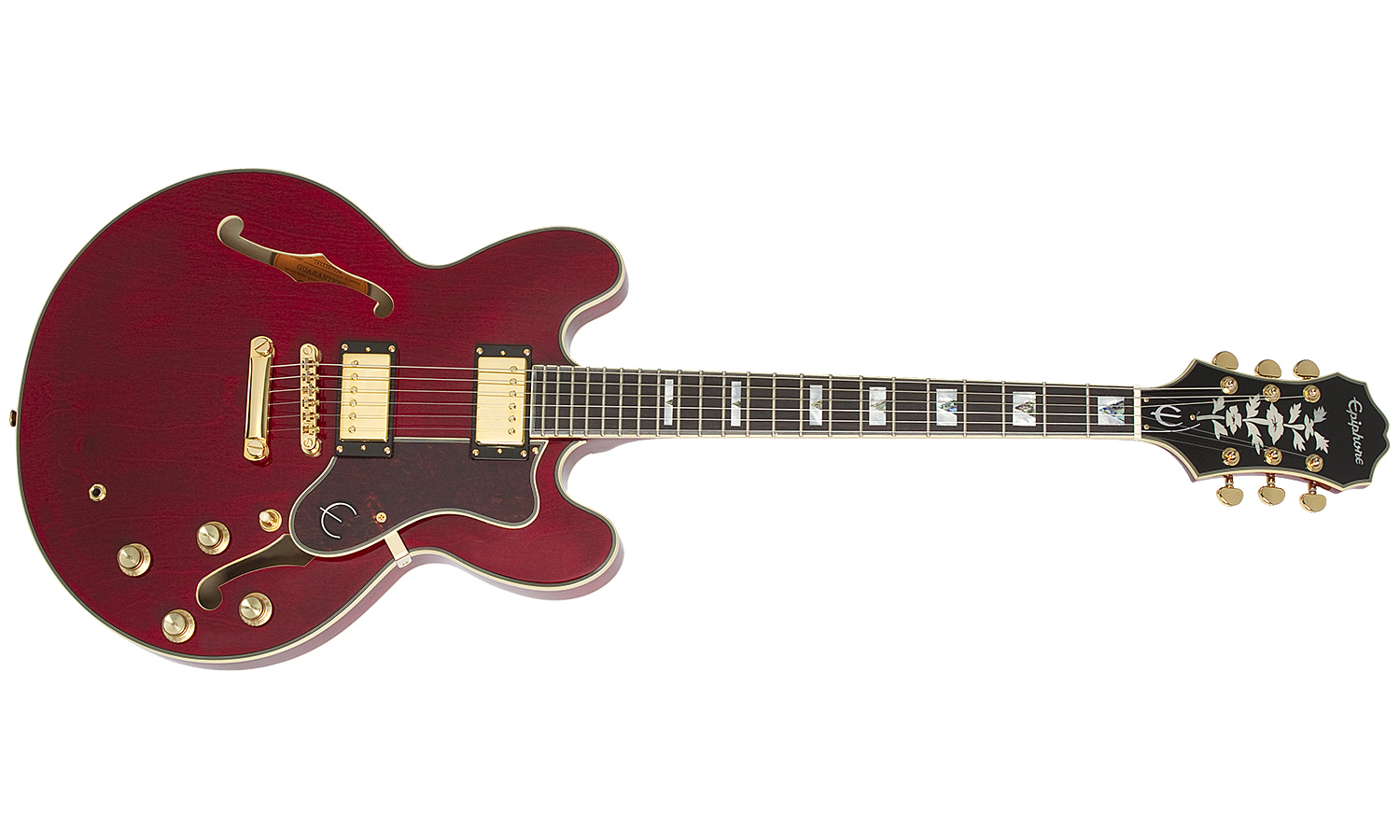 Epiphone Sheraton Ii Pro 2018 Hh Ht Pf - Wine Red - Guitarra eléctrica semi caja - Variation 1