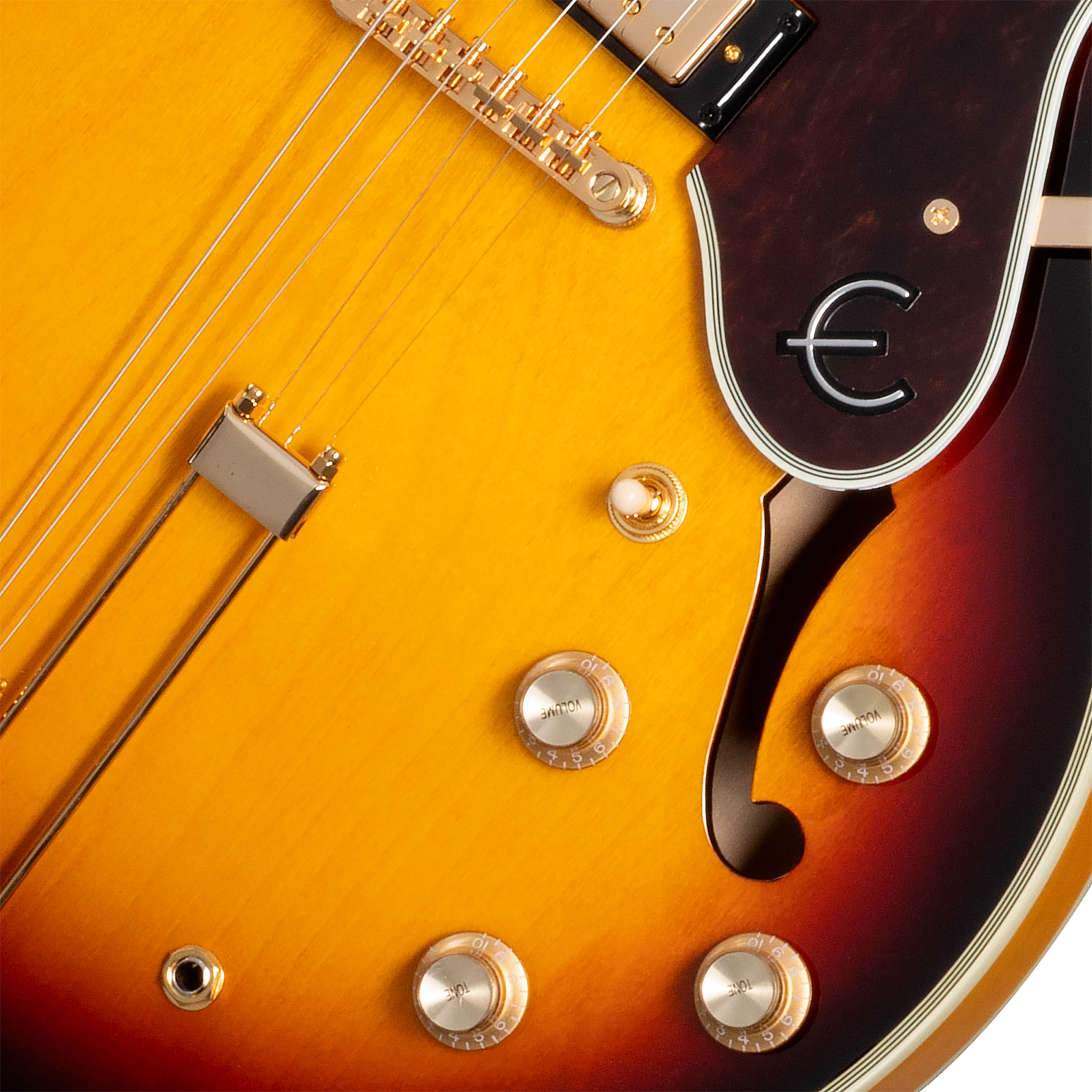 Epiphone Sheraton Original Archtop 2mh Ht Rw - Vintage Sunburst - Guitarra eléctrica semi caja - Variation 3