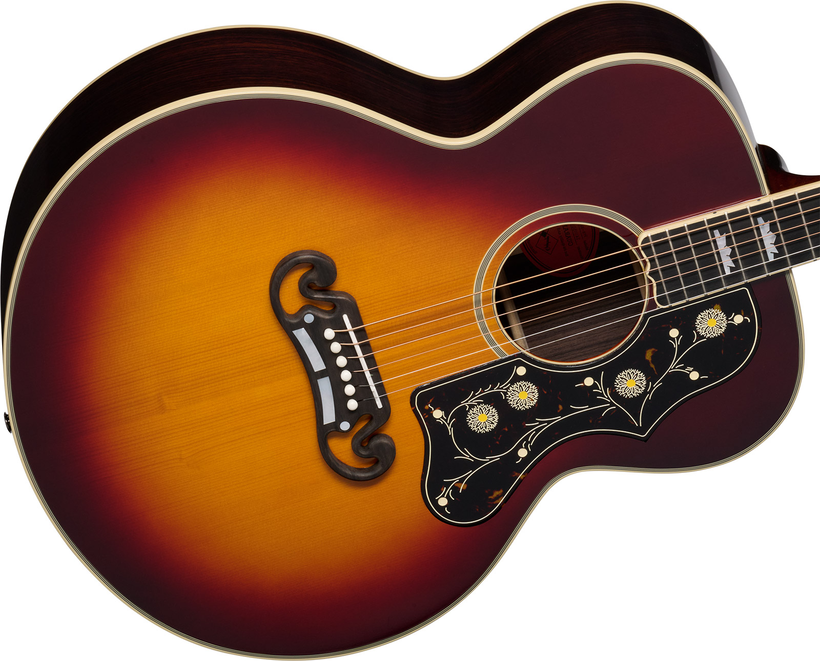 Epiphone Sj200 1957 Reissue Inspired By Gibson Jumbo Epicea Erable Rw - Antique Vintage Sunburst - Guitarra folk - Variation 2