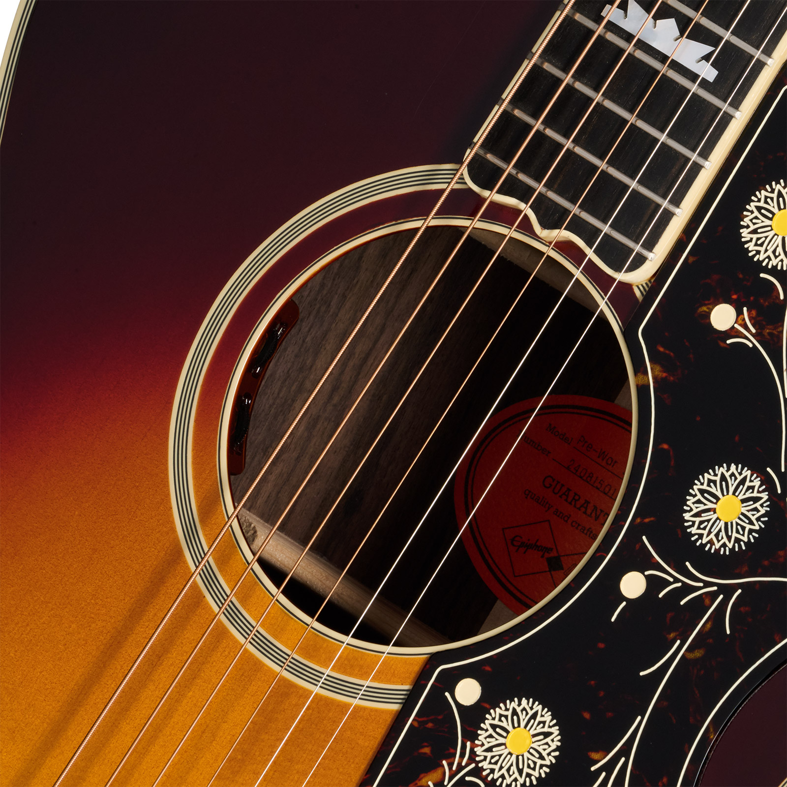 Epiphone Sj200 1957 Reissue Inspired By Gibson Jumbo Epicea Erable Rw - Antique Vintage Sunburst - Guitarra folk - Variation 3