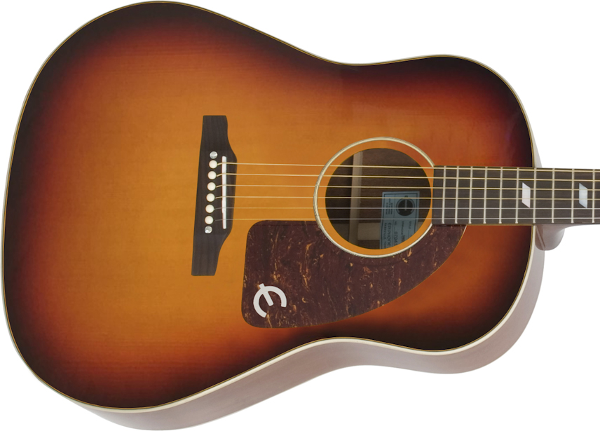 Epiphone Texan Usa Dreadnought Epicea Acajou Rw - Vintage Sunburst - Guitarra electro acustica - Variation 1