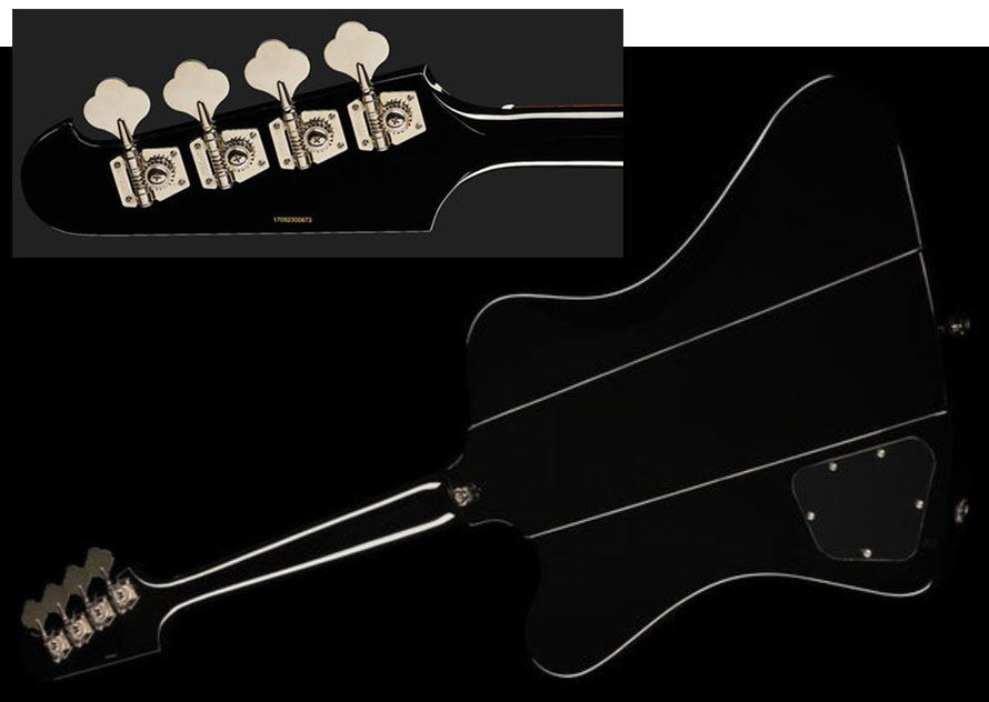 Epiphone Thunderbird 60s Bass Lau - Ebony - Bajo eléctrico de cuerpo sólido - Variation 3