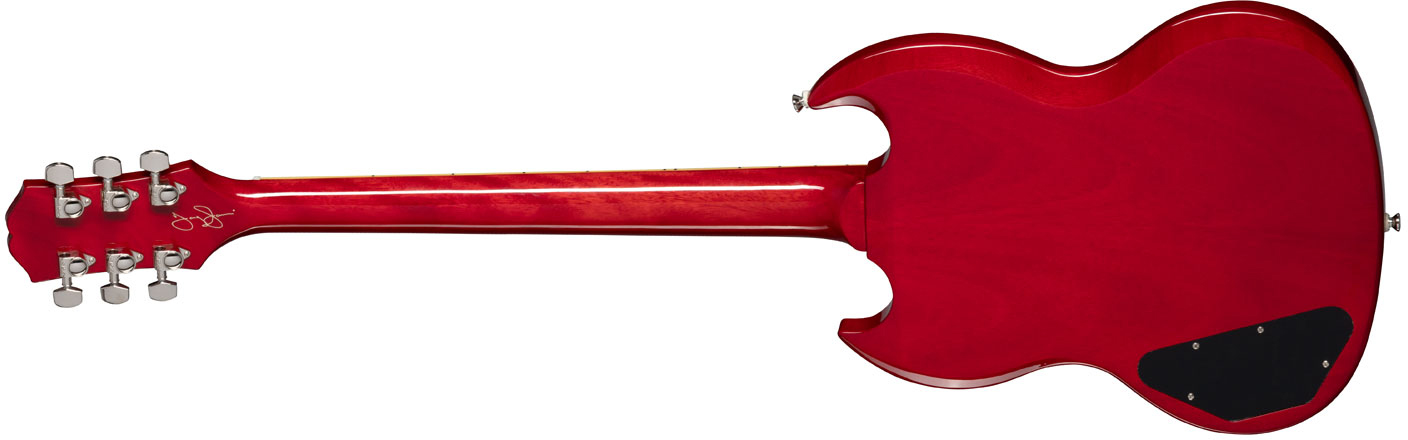 Epiphone Tony Iommi Sg Special Signature 2s P90 Ht Rw - Vintage Cherry - Guitarra eléctrica de doble corte - Variation 1