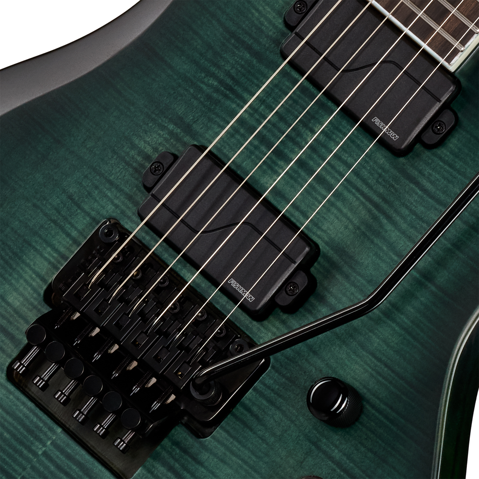 Epiphone Victory Prophecy Modern 2h Fishman Fluence Ht Eb - Aqua Smoke Satin - Guitarra eléctrica con forma de str. - Variation 2