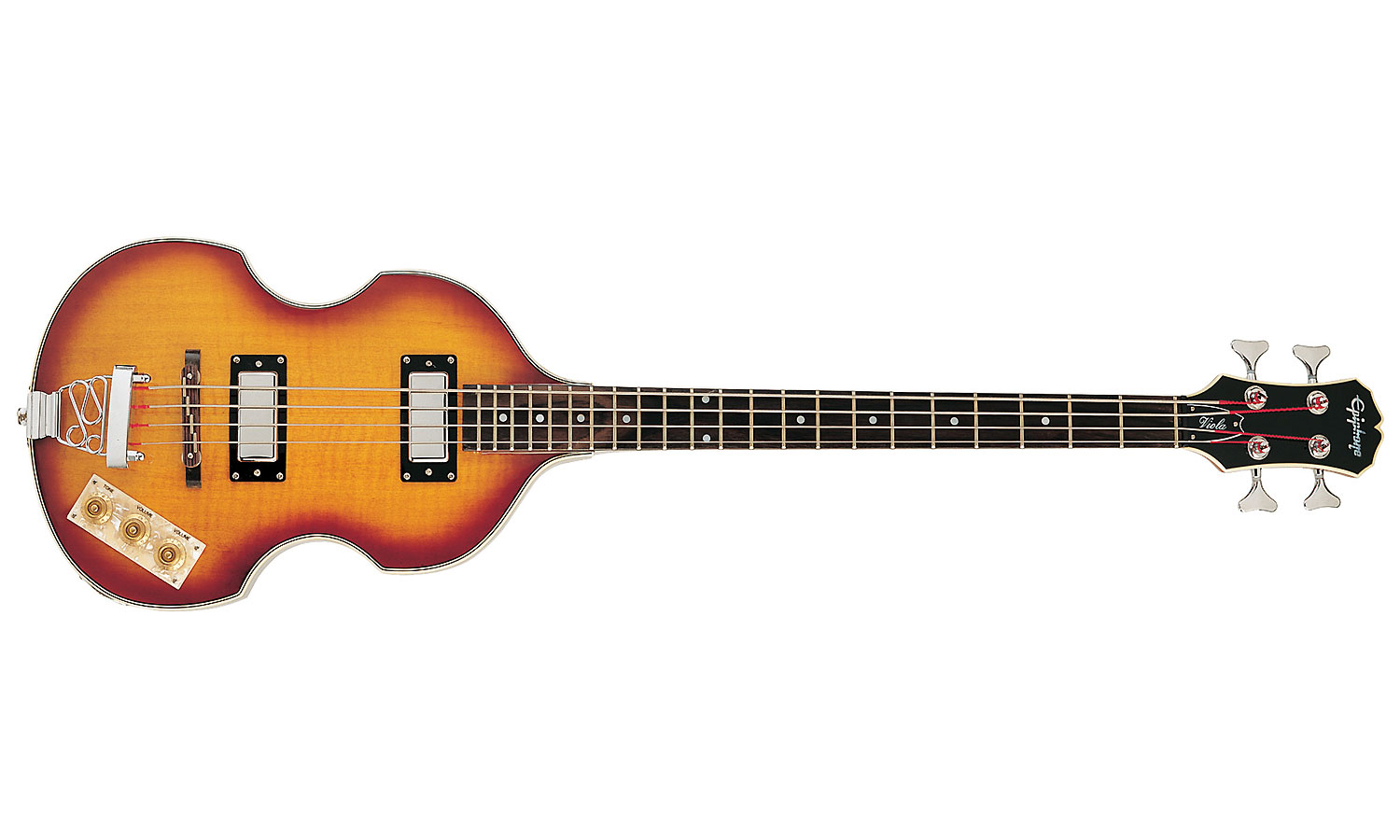 Epiphone Viola Bass Rw - Vintage Sunburst - Bajo eléctrico semi caja - Variation 1