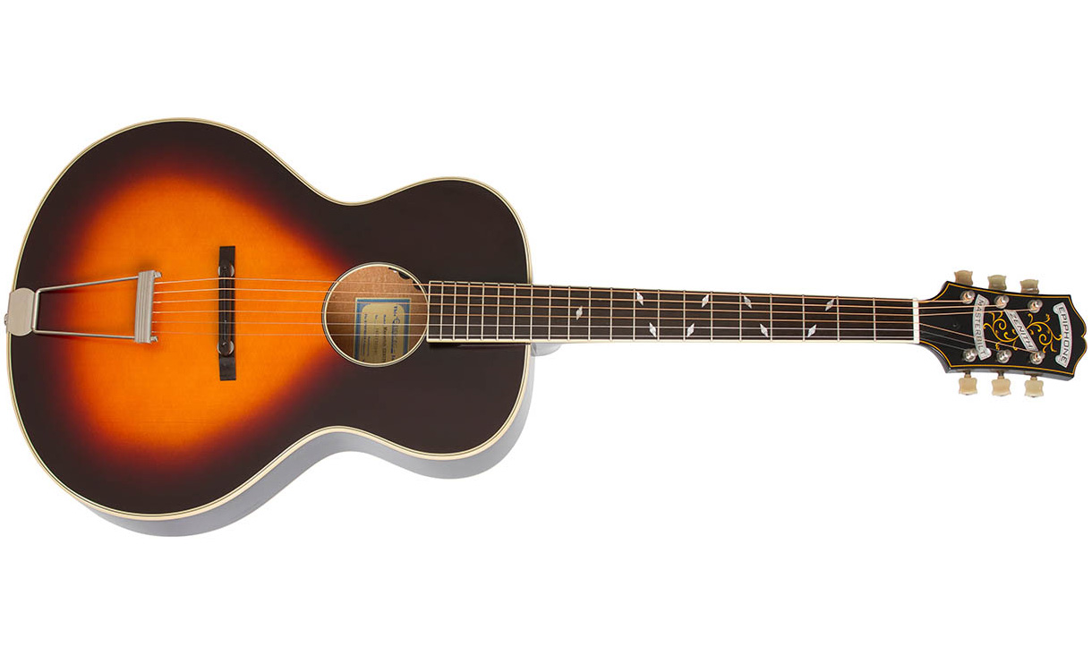 Epiphone Zenith Masterbilt Century Archtop Epicea Erable 2016 - Vintage Sunburst - Guitarra electro acustica - Variation 1