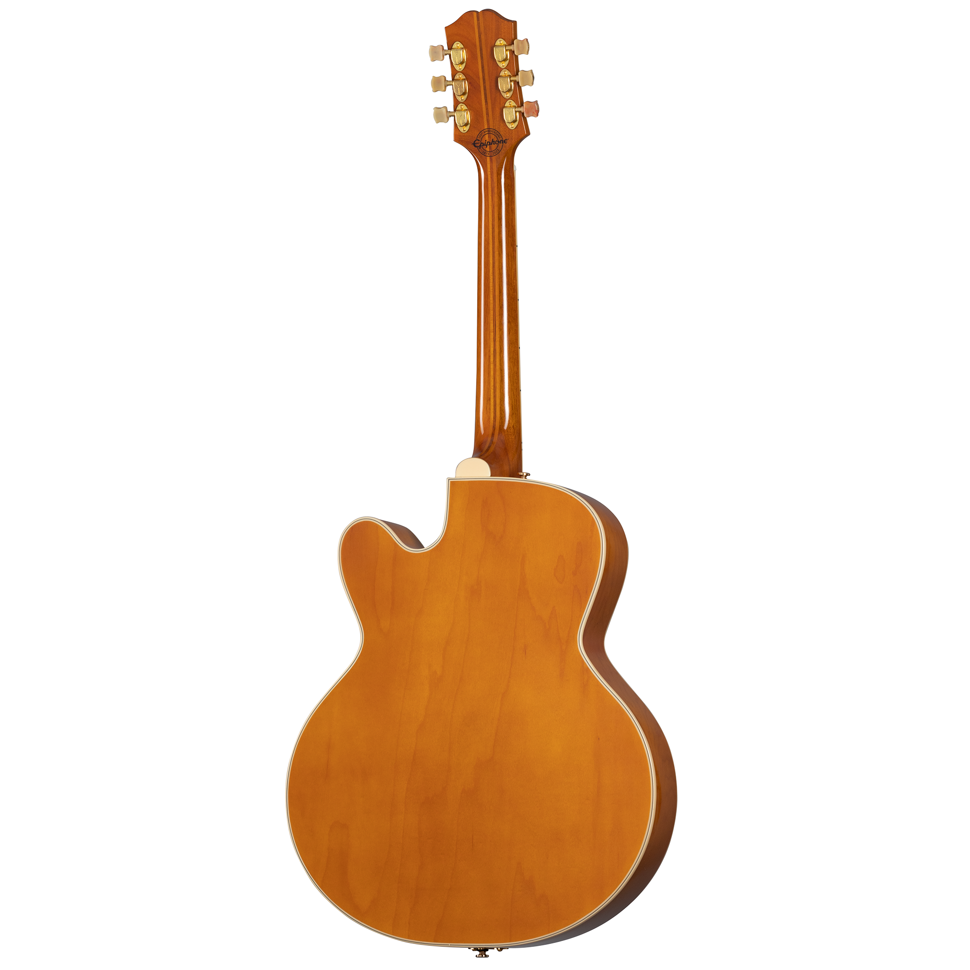 Epiphone Zephyr Deluxe Regent 150th Anniversary 2mh Ht Lau - Aged Antique Natural - Guitarra eléctrica semi caja - Variation 3