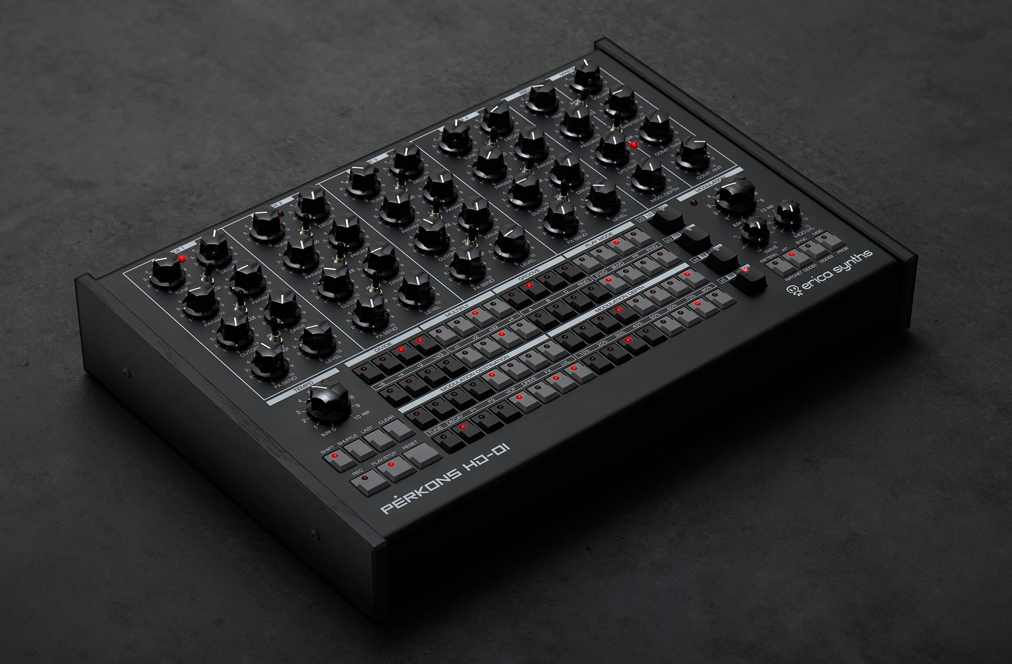 Erica Synths Perkons Hd-01 Black - Caja de ritmos - Variation 2