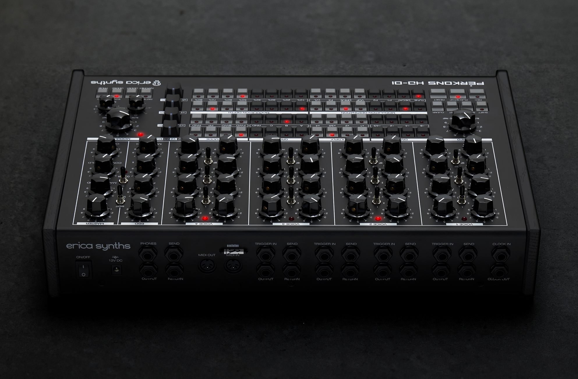 Erica Synths Perkons Hd-01 Black - Caja de ritmos - Variation 5