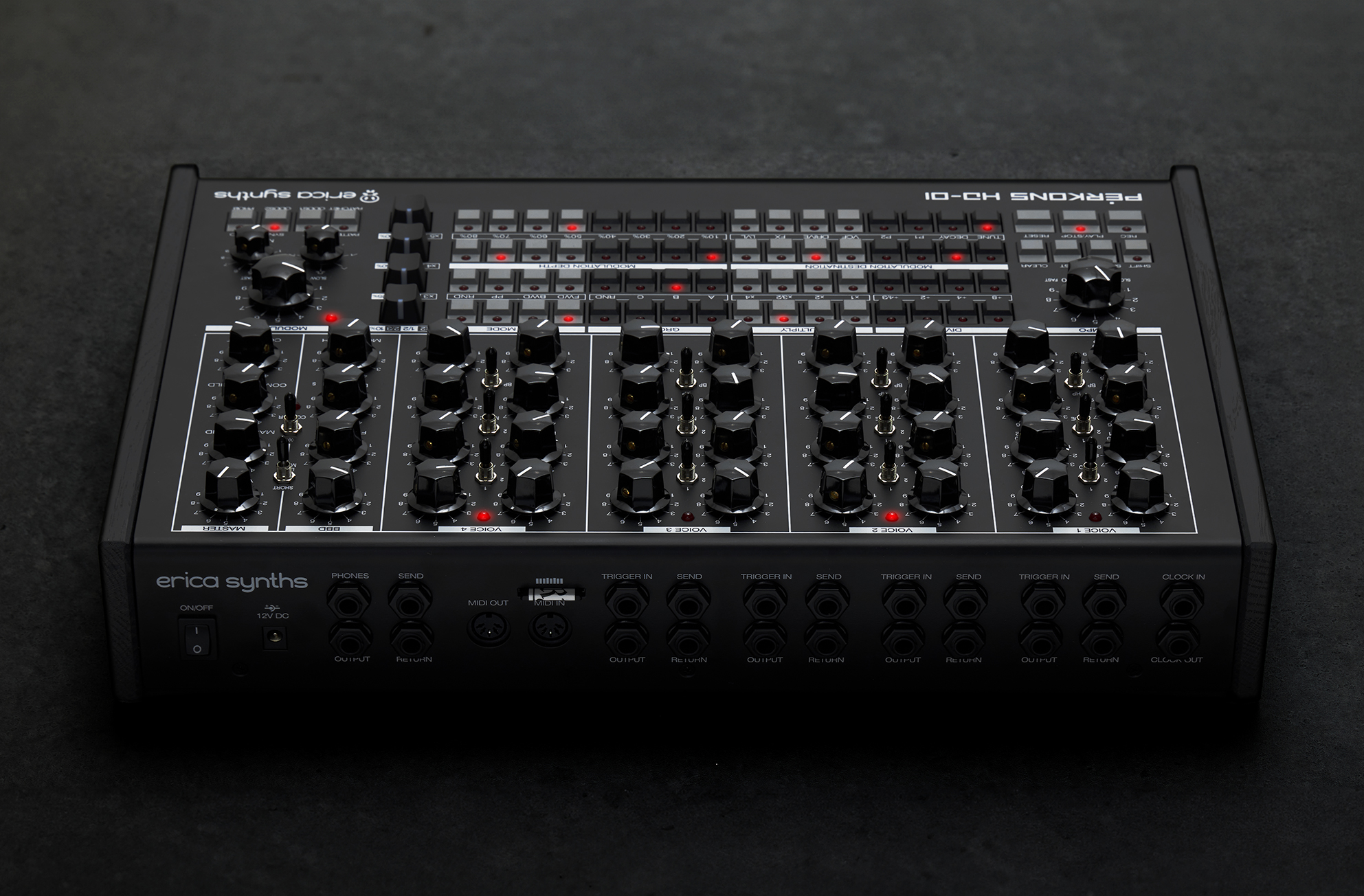 Erica Synths Perkons Hd-01 Black - Caja de ritmos - Variation 4