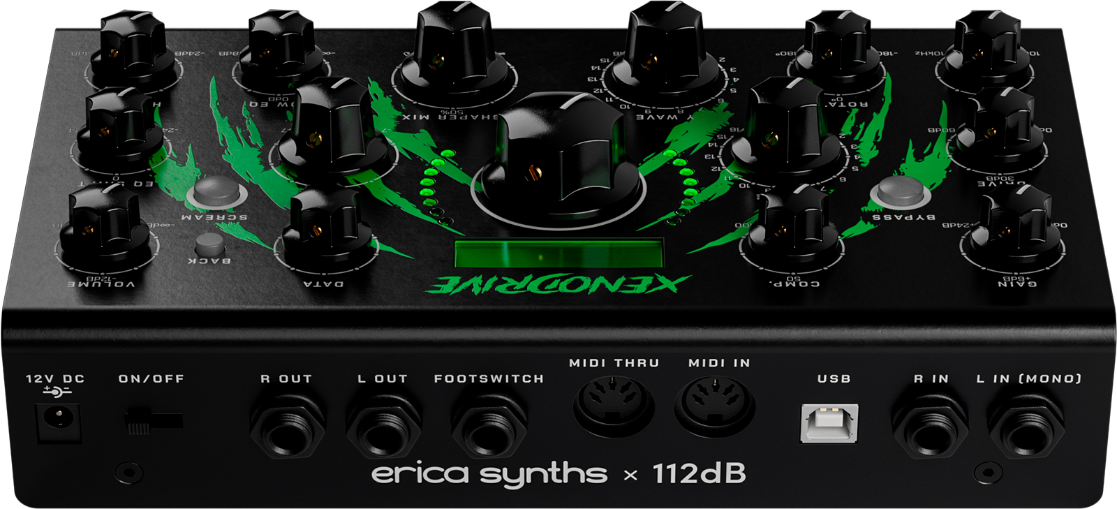 Erica Synths Xenodrive - Pedal de reverb / delay / eco - Variation 2