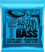 P02835 Electric Bass 4-String Set Extra Slinky Nickel Wound Strings 40-95 - juego de 4 cuerdas
