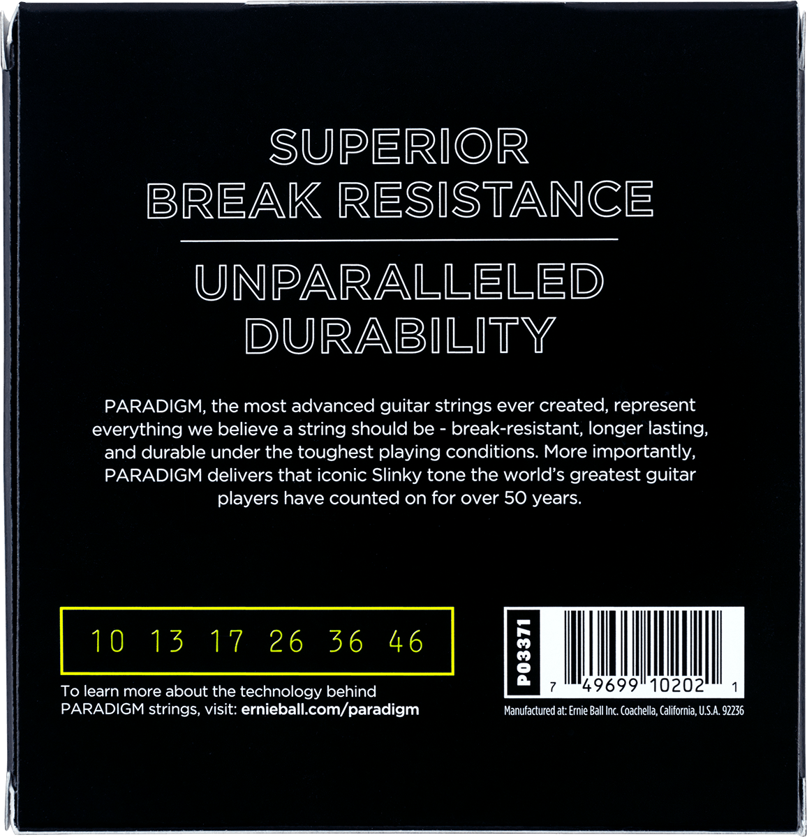 Ernie Ball Electric (3x Set) 3371 Paradigm Slinky 10-46 - Cuerdas guitarra eléctrica - Variation 2