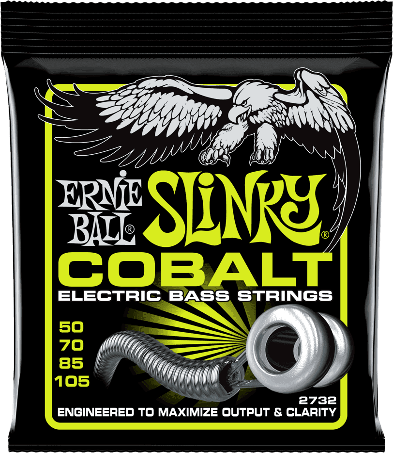 Ernie Ball Jeu De 4 Cordes Bass (4) 2732 Slinky Cobalt 50-105 - Cuerdas para bajo eléctrico - Main picture