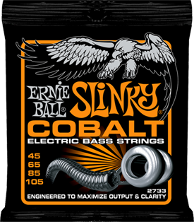 Ernie Ball Jeu De 4 Cordes Bass (4) 2733 Slinky Cobalt 045-105 - Cuerdas para bajo eléctrico - Main picture