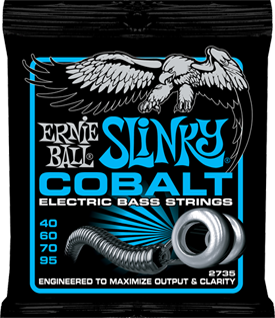 Ernie Ball Jeu De 4 Cordes Bass (4) 2735 Slinky Cobalt 040-095 - Cuerdas para bajo eléctrico - Main picture