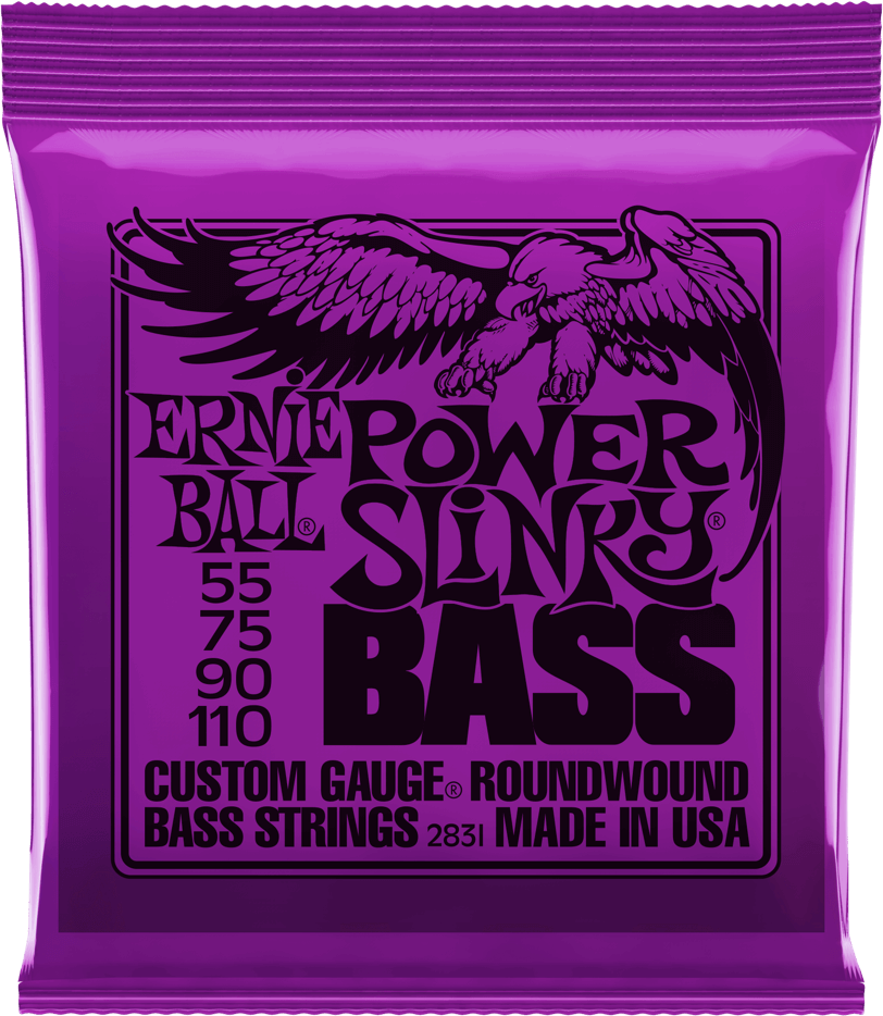 Ernie Ball Jeu De 4 Cordes Bass (4) 2831 Slinky Nickel Wound 55-110 - Cuerdas para bajo eléctrico - Main picture