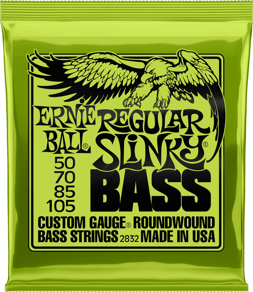 Ernie Ball Jeu De 4 Cordes Bass (4) 2832 Regular Slinky 50-105 - Cuerdas para bajo eléctrico - Main picture