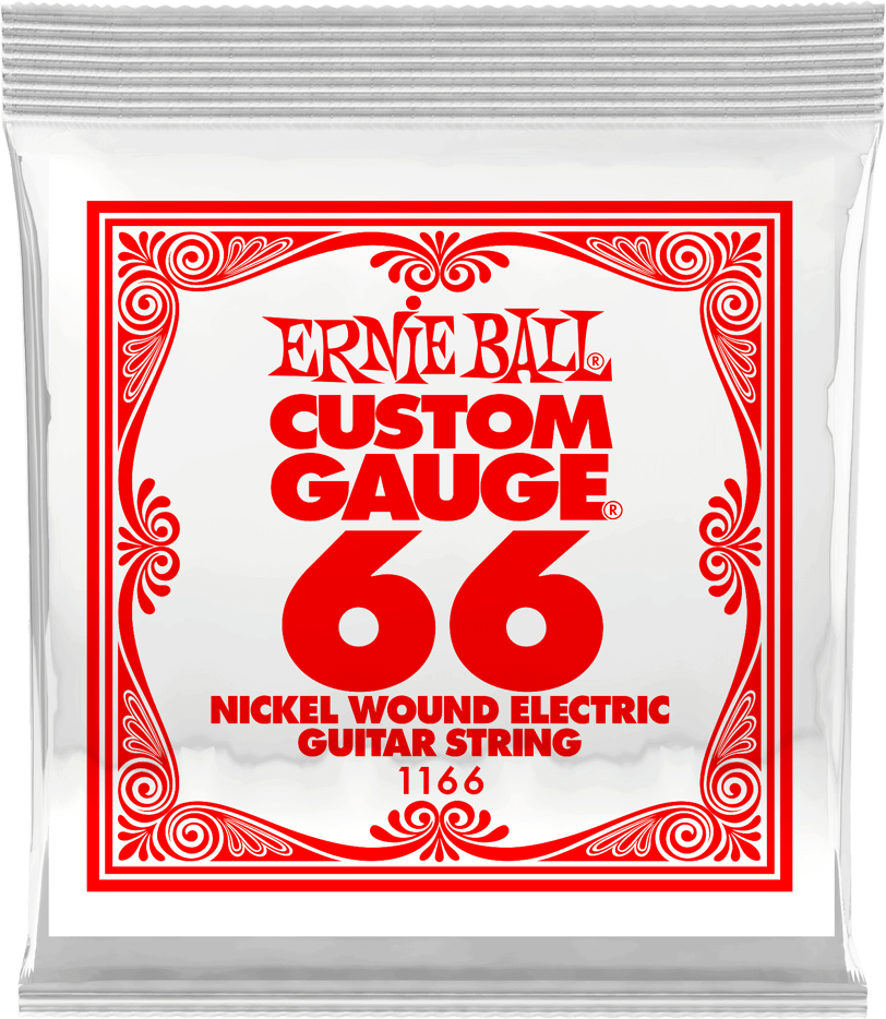 Ernie Ball Corde Au DÉtail Electric (1) 1166 Slinky Nickel Wound 66 - Cuerdas guitarra eléctrica - Main picture