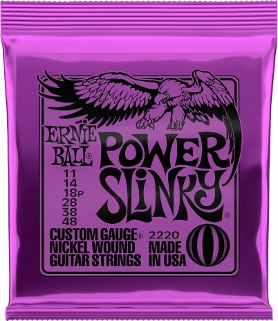 Ernie Ball Electric (6) 2220 Power Slinky 11-48 - Cuerdas guitarra eléctrica - Main picture