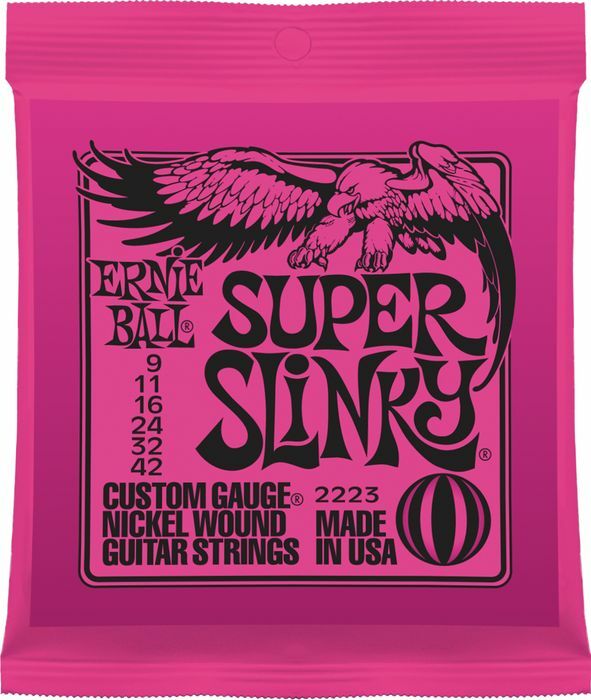 Ernie Ball Jeu De 6 Cordes Electric (6) 2223 Super Slinky 09-42 - Cuerdas guitarra eléctrica - Main picture