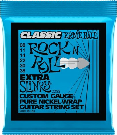 Ernie Ball Jeu De 6 Cordes Electric (6) 2255 Classic Rock N Roll Extra Slinky 8-38 - Cuerdas guitarra eléctrica - Main picture