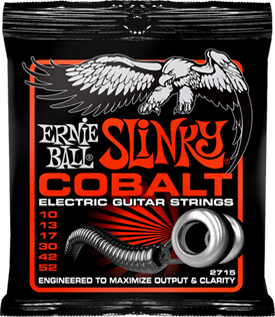 Ernie Ball Jeu De 6 Cordes Electric (6) 2715 Cobalt Skinny Top Heavy Bottom Sthb 10-52 - Cuerdas guitarra eléctrica - Main picture