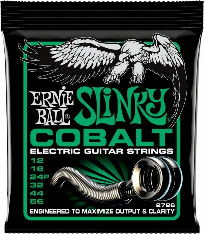 Ernie Ball Jeu De 6 Cordes Electric (6) 2726 Cobalt Not Even Slinky 12-56 - Cuerdas guitarra eléctrica - Main picture
