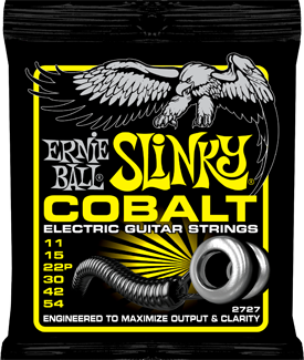 Ernie Ball Jeu De 6 Cordes Electric (6) 2727 Cobalt Beefy Slinky 11-54 - Cuerdas guitarra eléctrica - Main picture