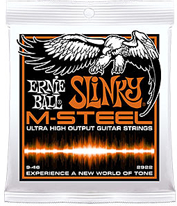 Ernie Ball Jeu De 6 Cordes Electric (6) 2922 Slinky M-steel High Output 9-46 - Cuerdas guitarra eléctrica - Main picture