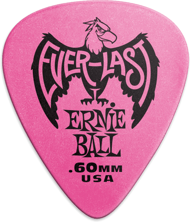 Ernie Ball Everlast 0.60mm Rose (sachet De 12) - Púas - Main picture