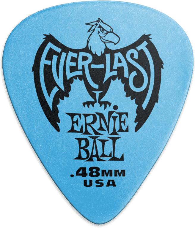 Ernie Ball Everlast Sachet De 12 Bleu 0,48mm - Púas - Main picture