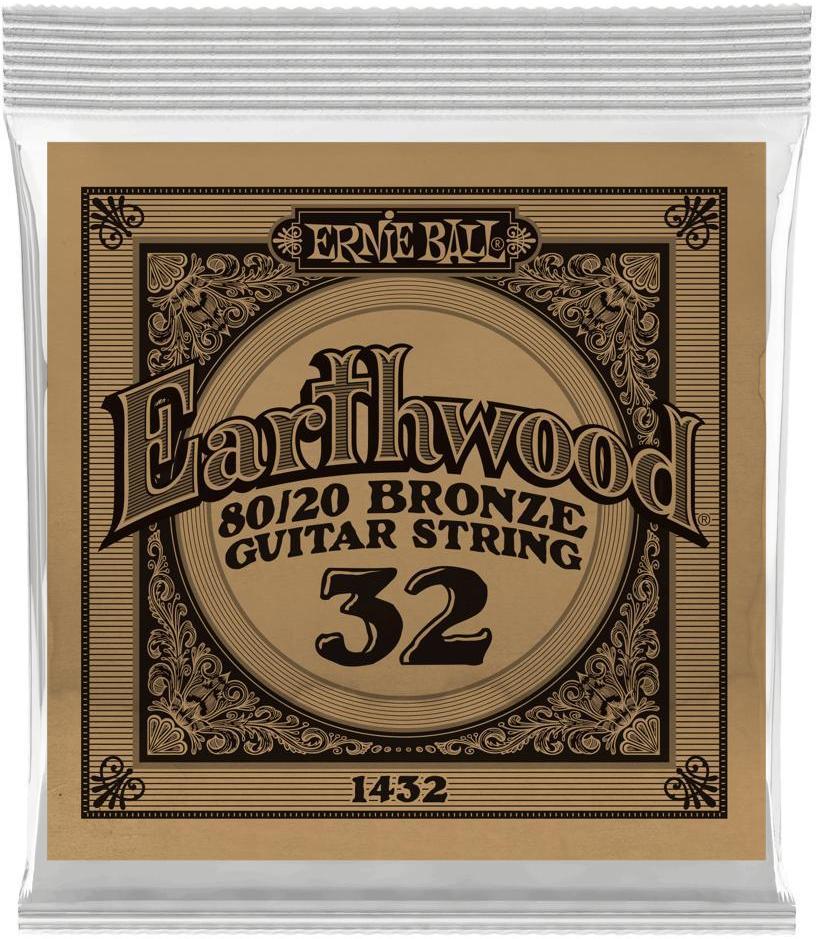 Cuerdas guitarra acústica Ernie ball Folk (1) Earthwood 80/20 Bronze 032 - Cuerdas por unidades