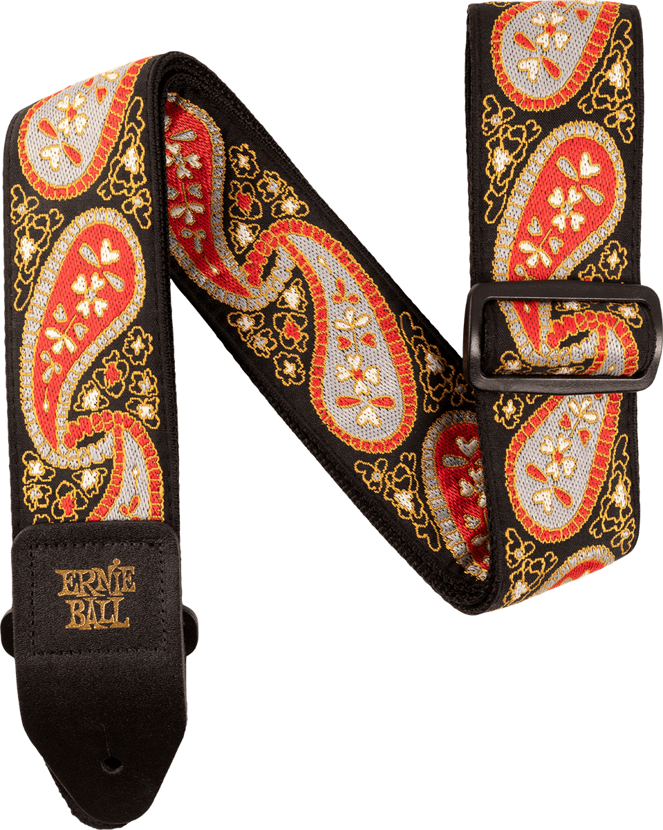 Ernie Ball Jacquard 2.inc Guitar Strap Midnight Paisley - Correa - Main picture